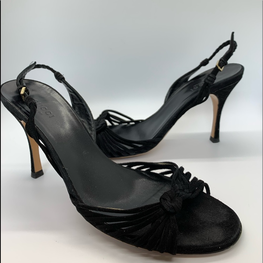 Gucci suede knot sandals - Picture 3 of 8
